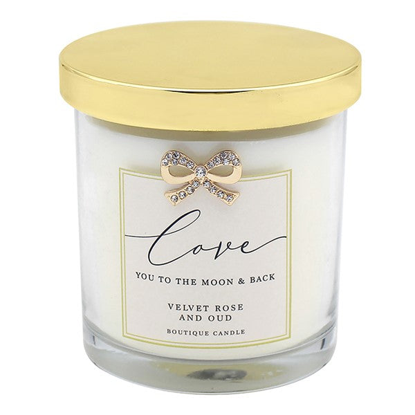 Heart Designs Love Candle