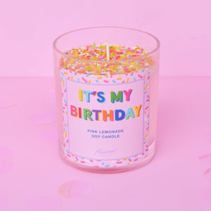 It's My Birthday Sprinkle Candle