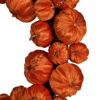 Orange Pumpkin Wreath