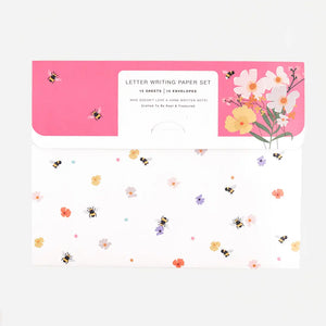 Bees & Flowers Writing Set