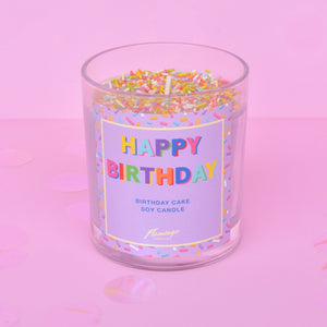 Happy Birthday Sprinkle Candle